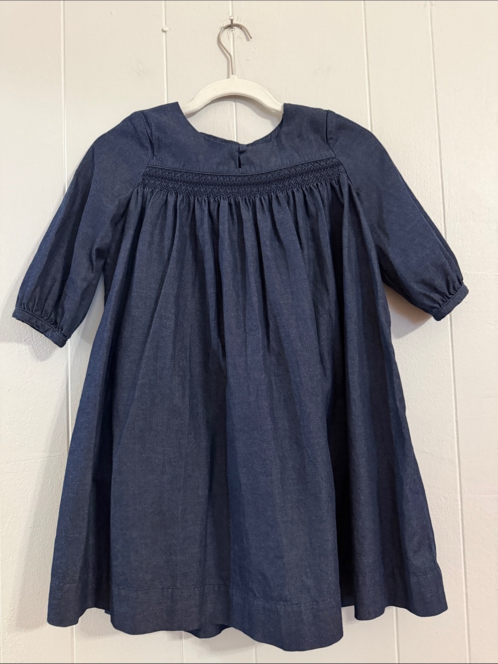 Polo by Ralph Lauren Navy Smocked Girls' Dress
